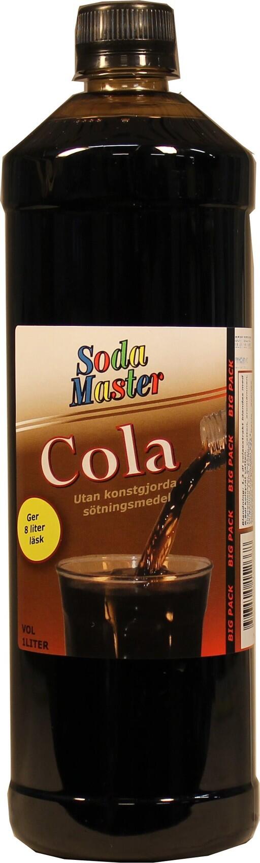 Cola läskkoncentrat från Soda Master.