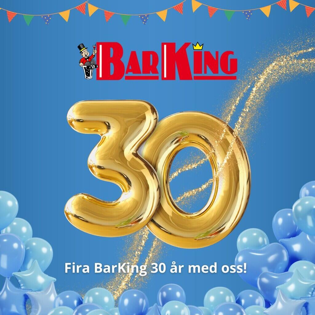 Våren 1993, hela 30 år sedan, startades BarKing och i år firar vi 30-årsjubileum. Woho!