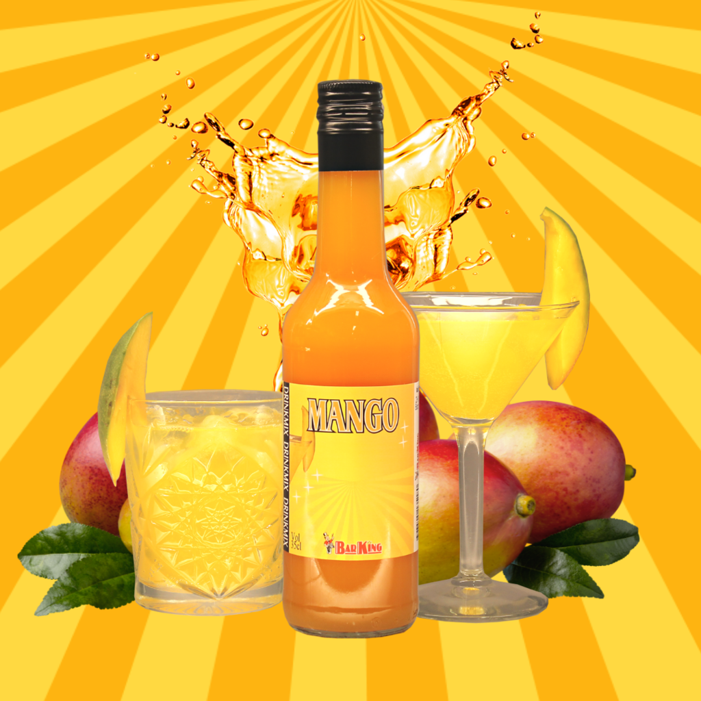 Mango drinkmix, perfekt mixer för att blanda goda mangodrinkar till festen.