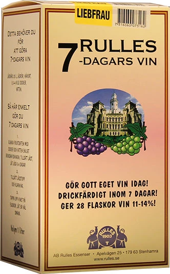 Liebfraumilch Vinsats Rulles 7dagars 1 liters